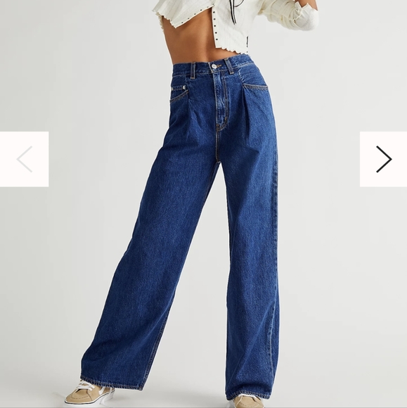 Levi's High Loose Jeans medium wash sz 28 - Picture 3 of 7